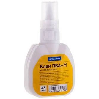 Клей ПВА OfficeSpace 45г., с дозатором