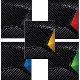 Тетрадь 48л кл А5 "CarbonStyle" выборочный лак