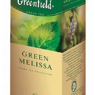 Чай GREENFIELD Green Melissa зеленый 25пак*1,5гр.