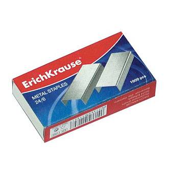 Скобы №24/6 Еrich Кrause 1000шт/уп.