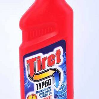 Гель д/чистки труб Tiret Turbo 500мл