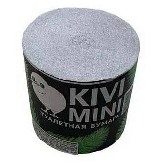 Туалетная бумага KIVI мини серая 1-сл. без втулки