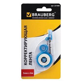 Корректирующая лента BRAUBERG 5ммх6м