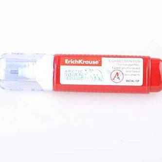 Корректирующая ручка EK Арктический белый, 12 мл, метал.наконечн