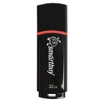 Флэш-диск Smart Buy "Crown"  32GB, USB 2.0 Flash Drive, черный
