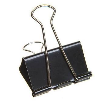 Зажим для бумаг 51мм черный