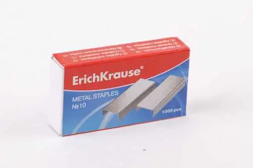 Скобы №10 ErichKrause 1000 шт/уп., фото №1
