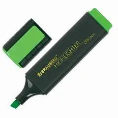 Текстовыделитель Brauberg 1-5мм зеленый, фото №1