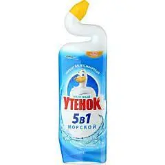 Гель для туалета Туалетный Утенок 900мл Морской 5 в 1, фото №1