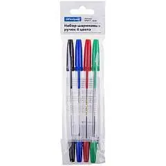 Набор шариковых ручек OfficeSpace 4шт, 4цв, фото №1