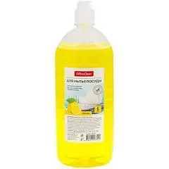 Средство для посуды OfficeClean Лимон, 1л, фото №1