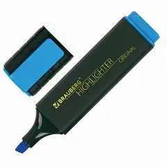 Текстовыделитель Brauberg 1-5мм голубой, фото №1